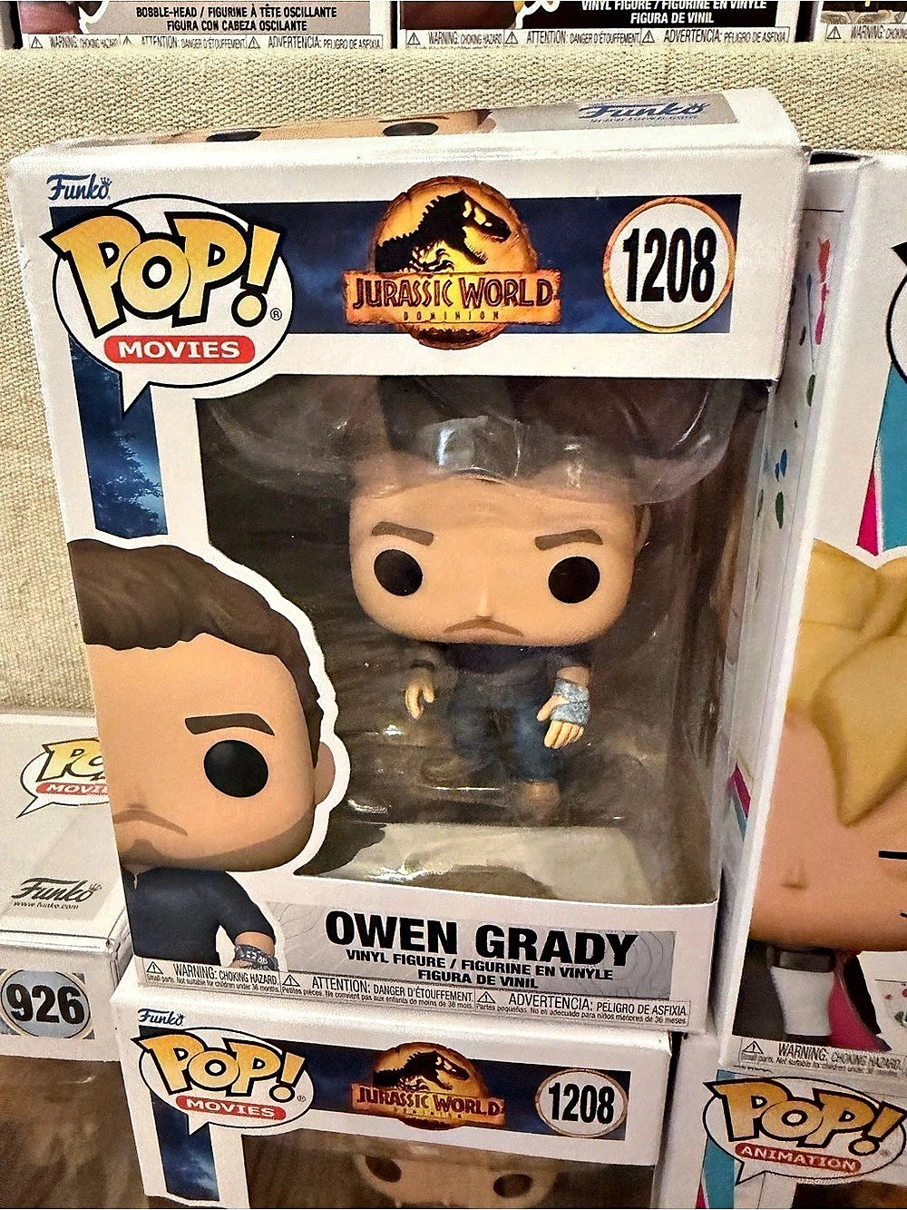 Funko Pop! Movies Jurassic World Owen Grady #1208 Jurassic World Owen Grady